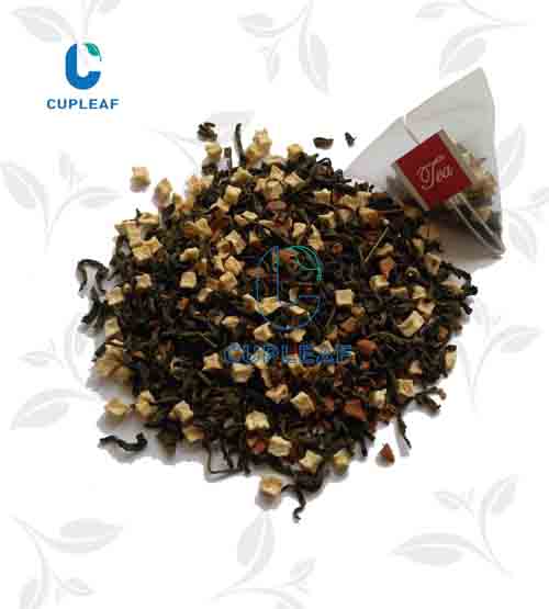 Caramel Flavor Cinnamon Apple Fruit Green Teabag