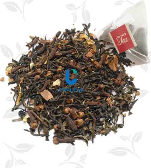 Clove Flower Cinnamon Jasmine Black Pyramid Teabag